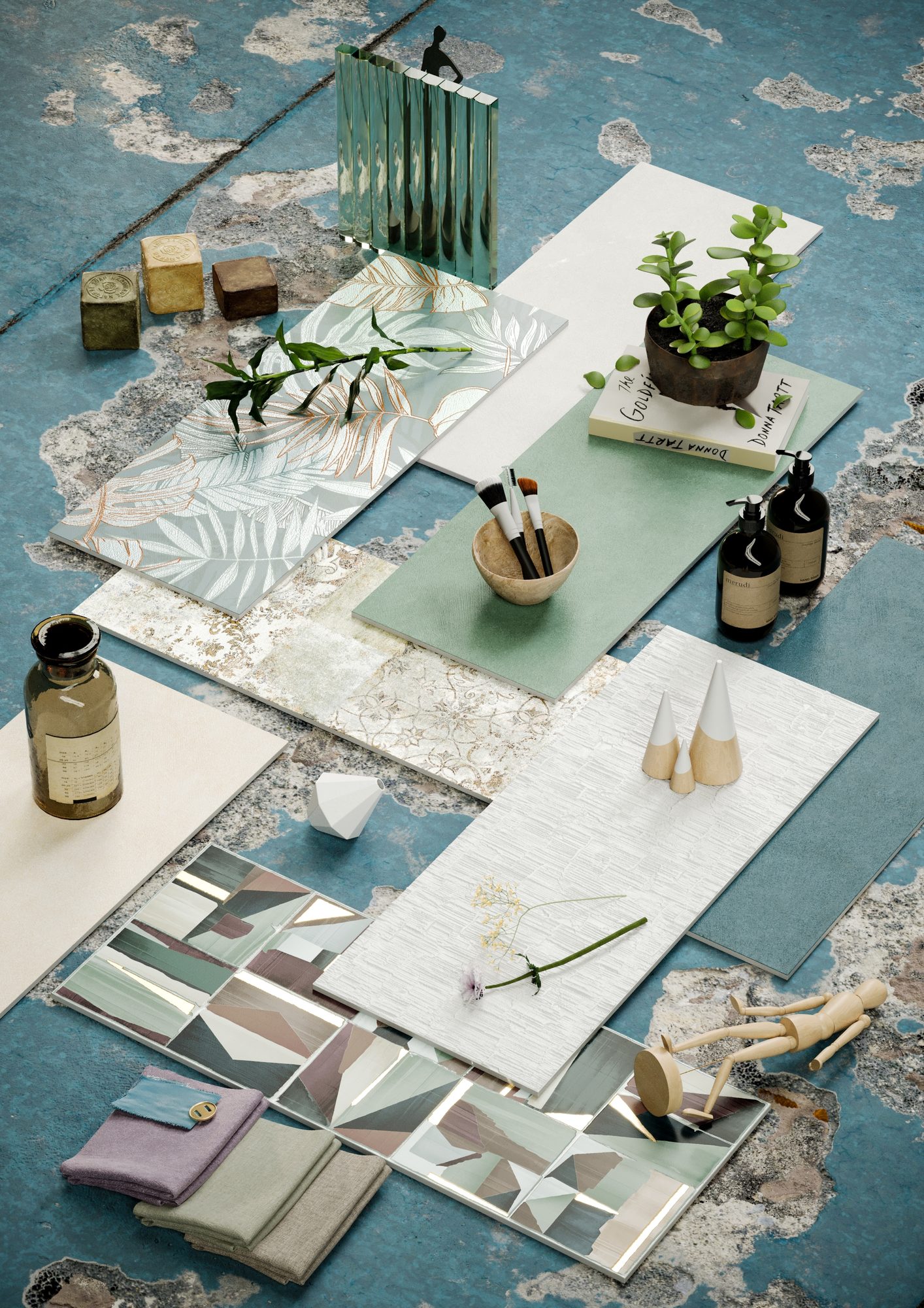 Moodboard per ceramiche